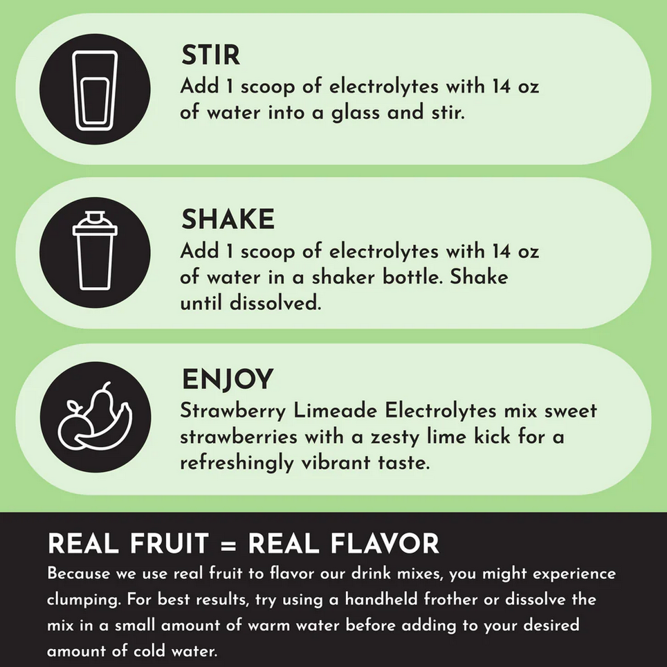 Electrolytes Strawberry Limeade