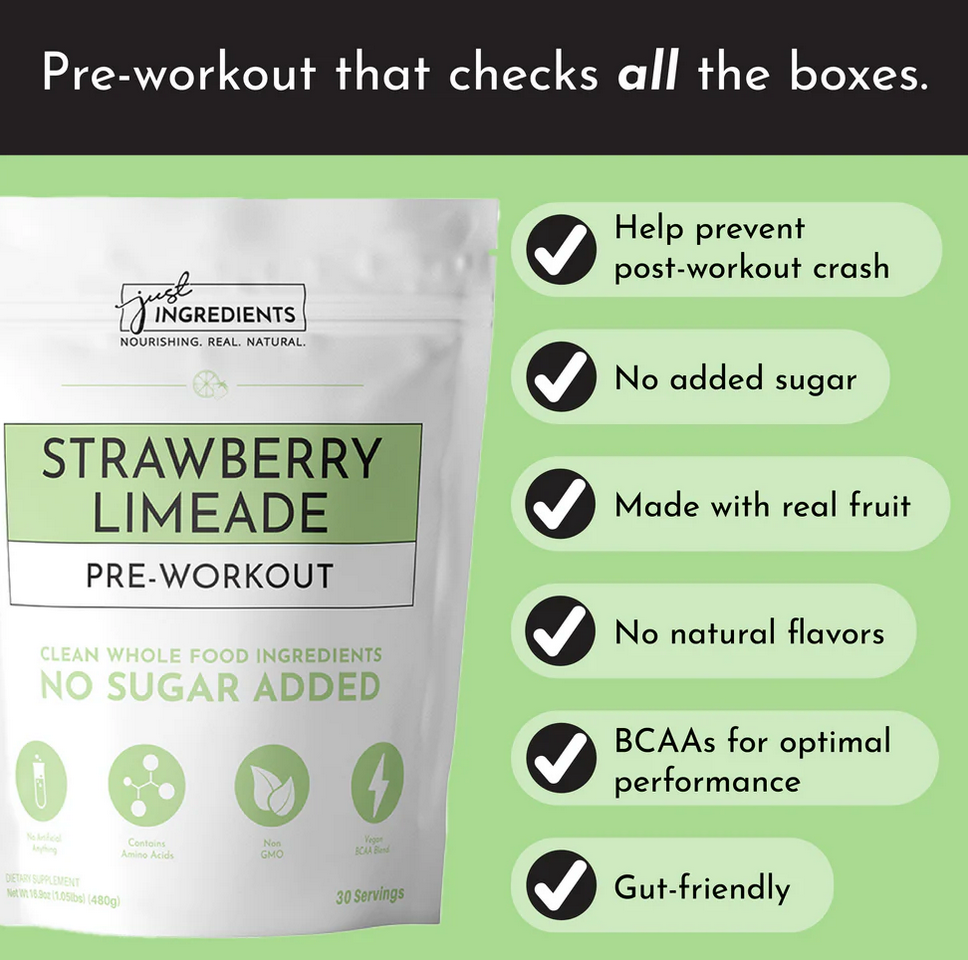 Pre-Workout Strawberry Limeade