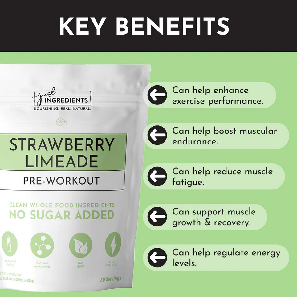 Pre-Workout Strawberry Limeade