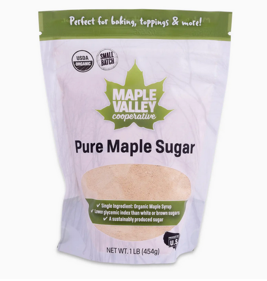 Maple Sugar Organic 1lb Resealable Bag