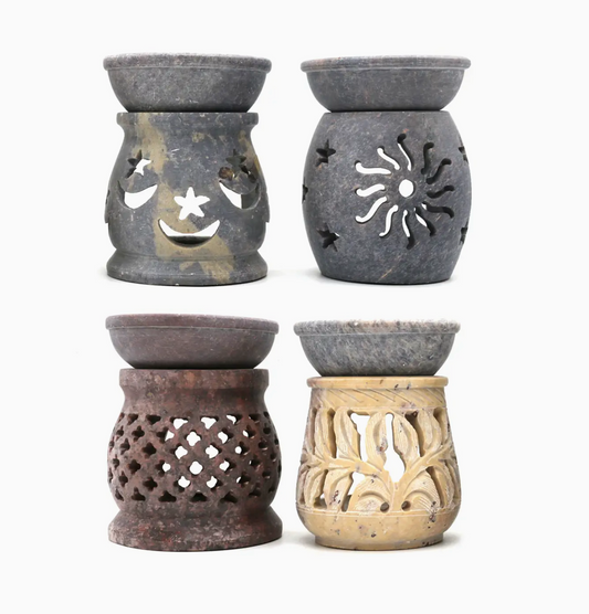 Stone Oil Lamp 3"