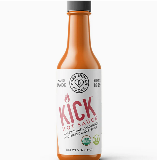 Kick Hot Sauce, Certified Organic - 5 oz
