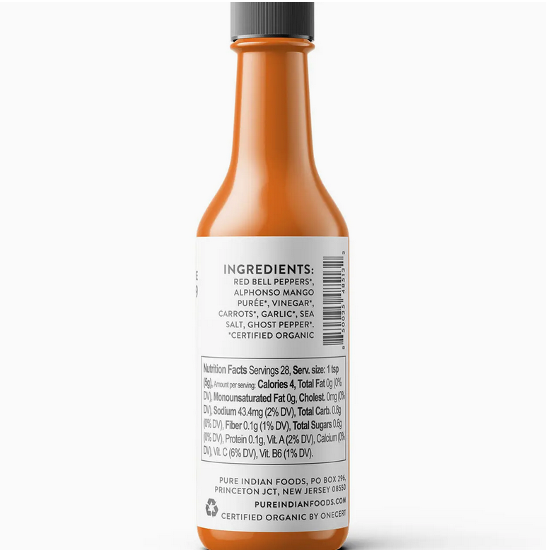 Kick Hot Sauce, Certified Organic - 5 oz