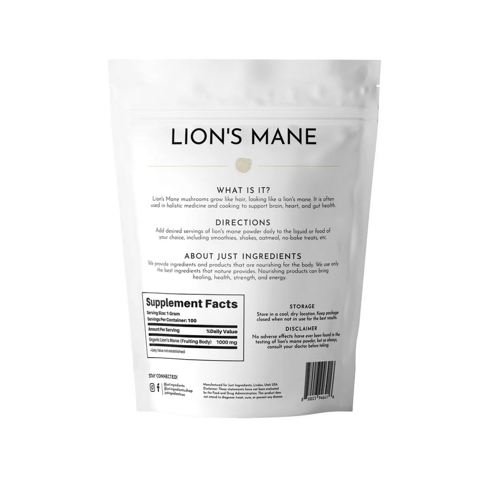 Lion's Mane Organic