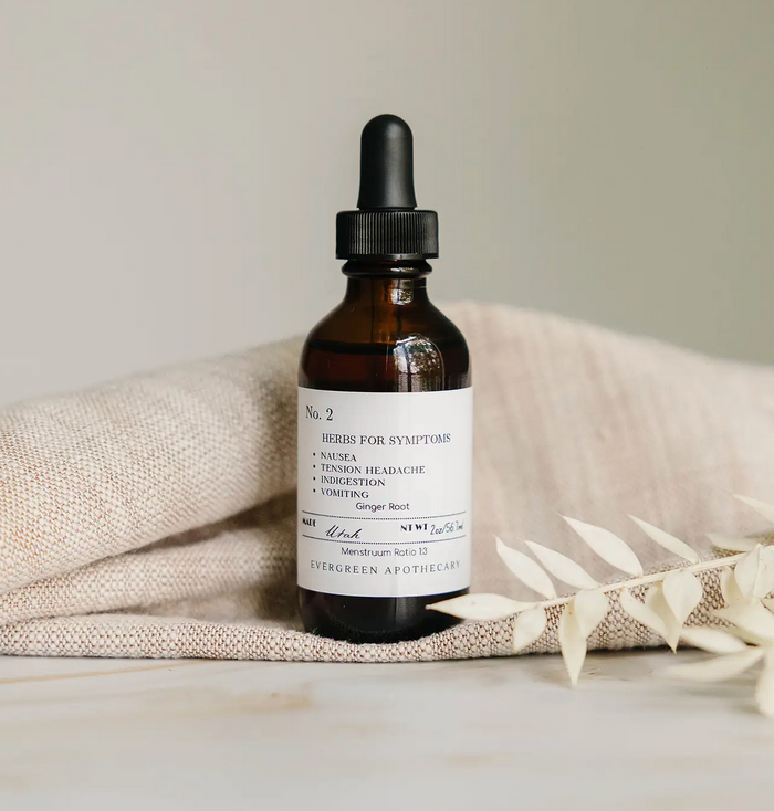 Nausea Tincture, Herbs For Symptoms No.2