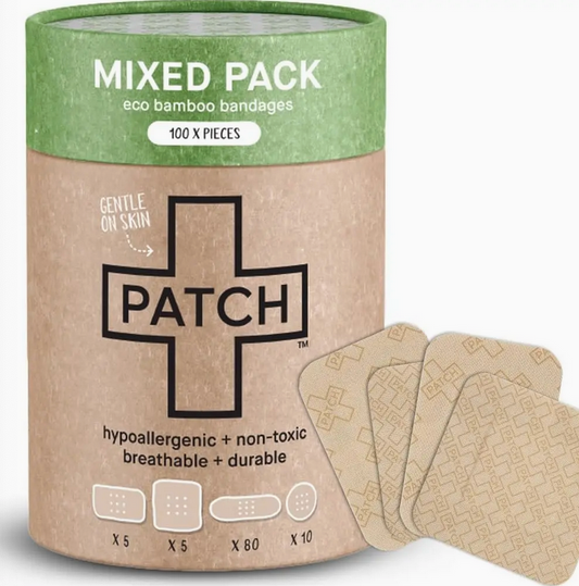 Patch Mixed Pack - 100 Assorted Size Bandages