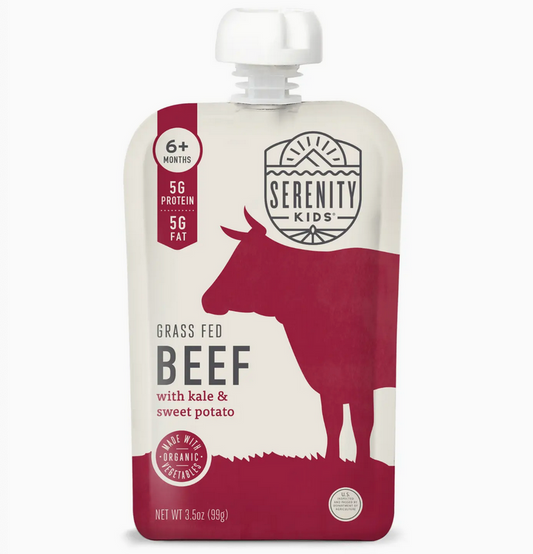 Grass Fed Beef Baby Food (6 Pouches)