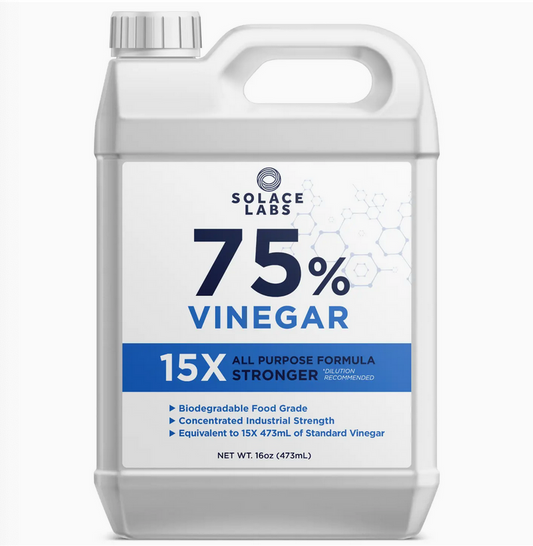 75% Pure Vinegar - 15X Concentrated Industrial Grade Bio D