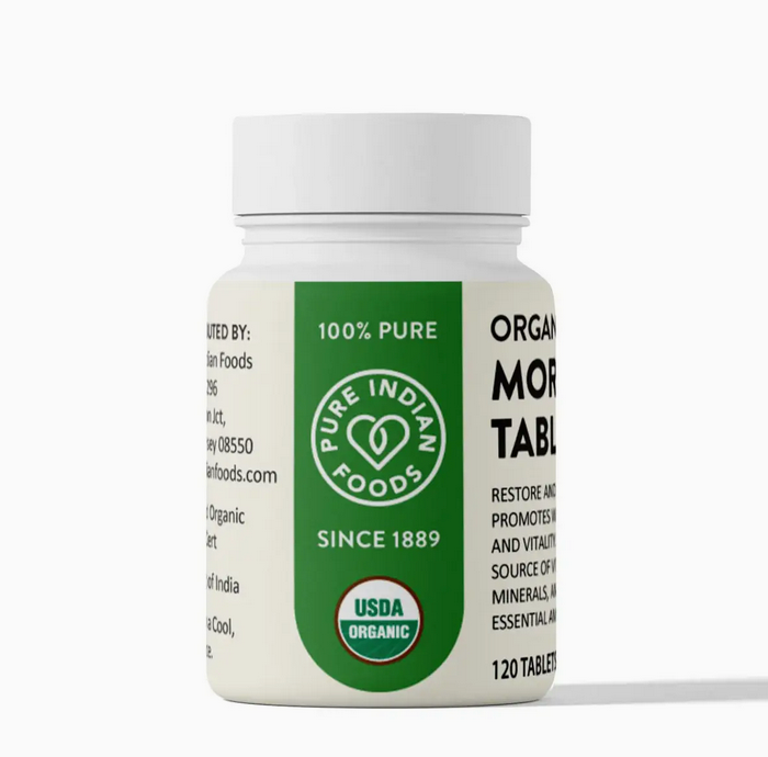 Organic Moringa Tablets (120 Ct)