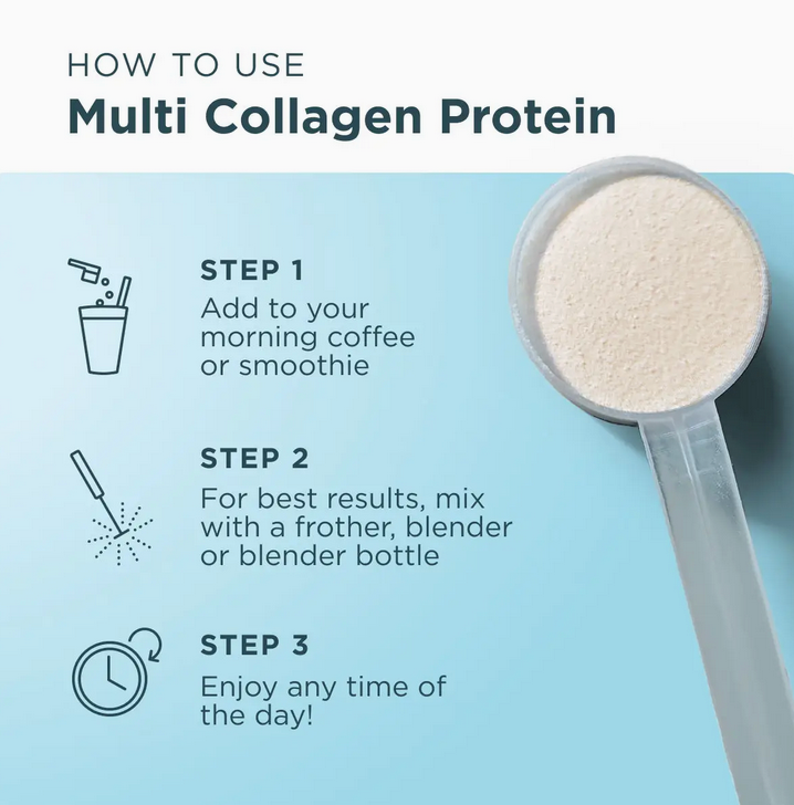 Multi Collagen Protein | Powder Unflavored (24 Servings)