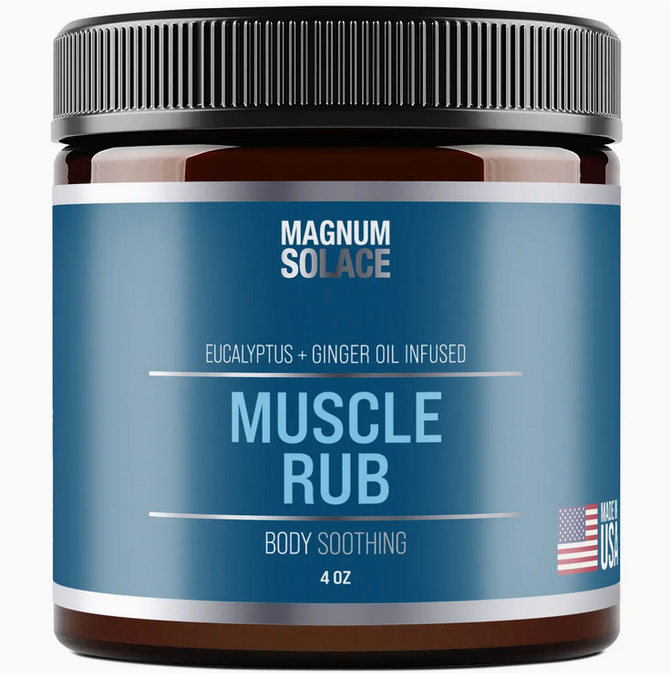 Natural Muscle Rub For Soreness, Joint Pain Relief