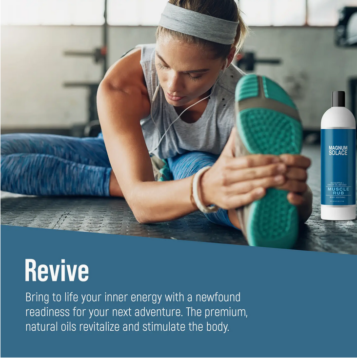 Natural Muscle Rub For Soreness, Joint Pain Relief
