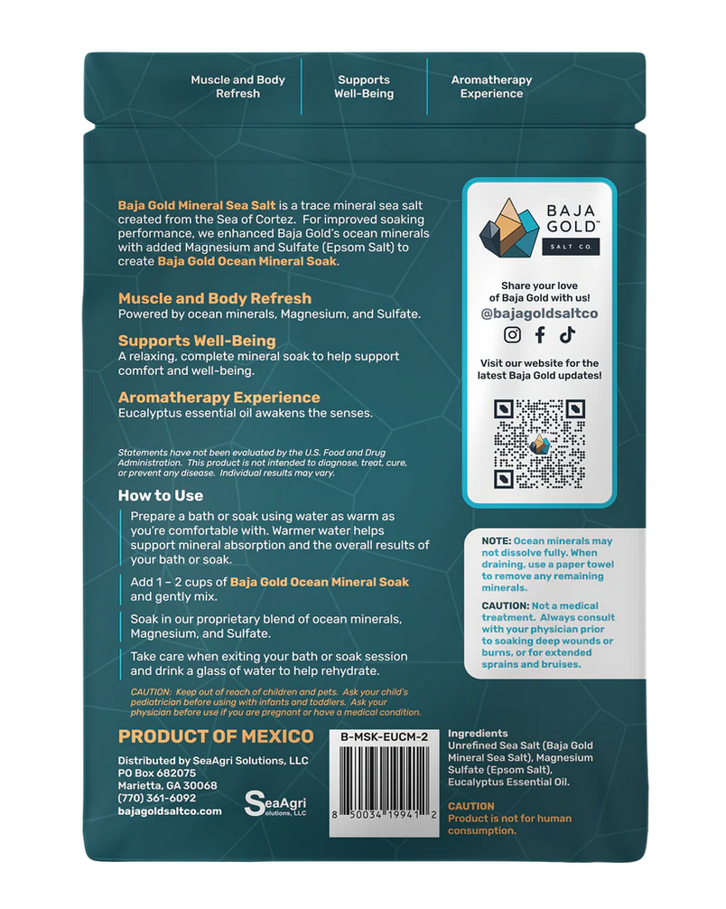 Baja Gold Ocean Mineral Soak