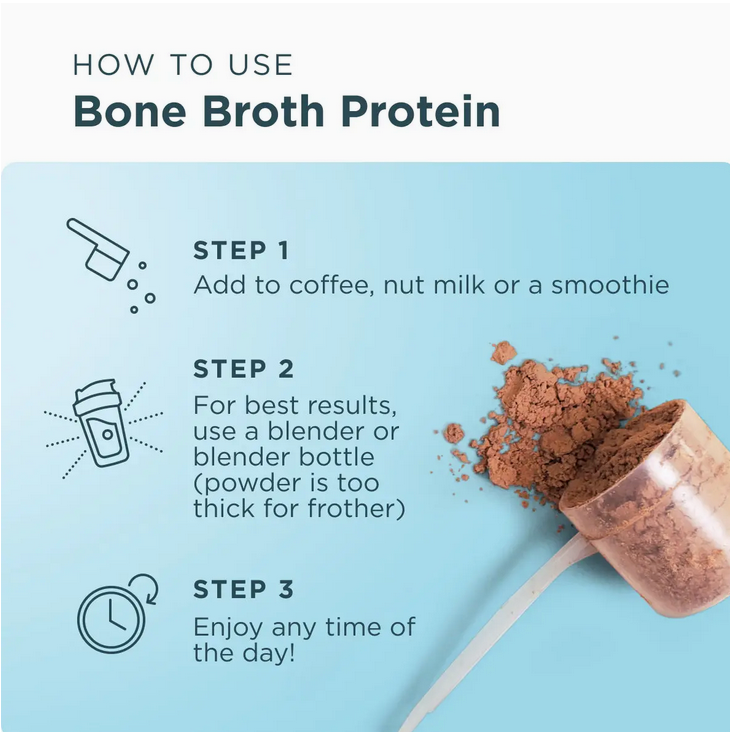Bone Broth Protein Powder - Chocolate - 20 Servings