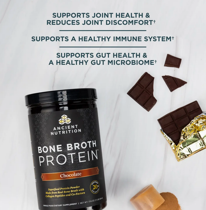 Bone Broth Protein Powder - Chocolate - 20 Servings