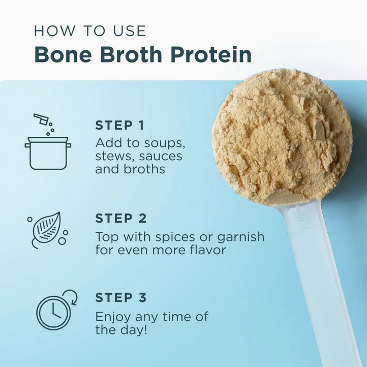 Bone Broth Protein | Powder Tomato Basil (15 Servings)