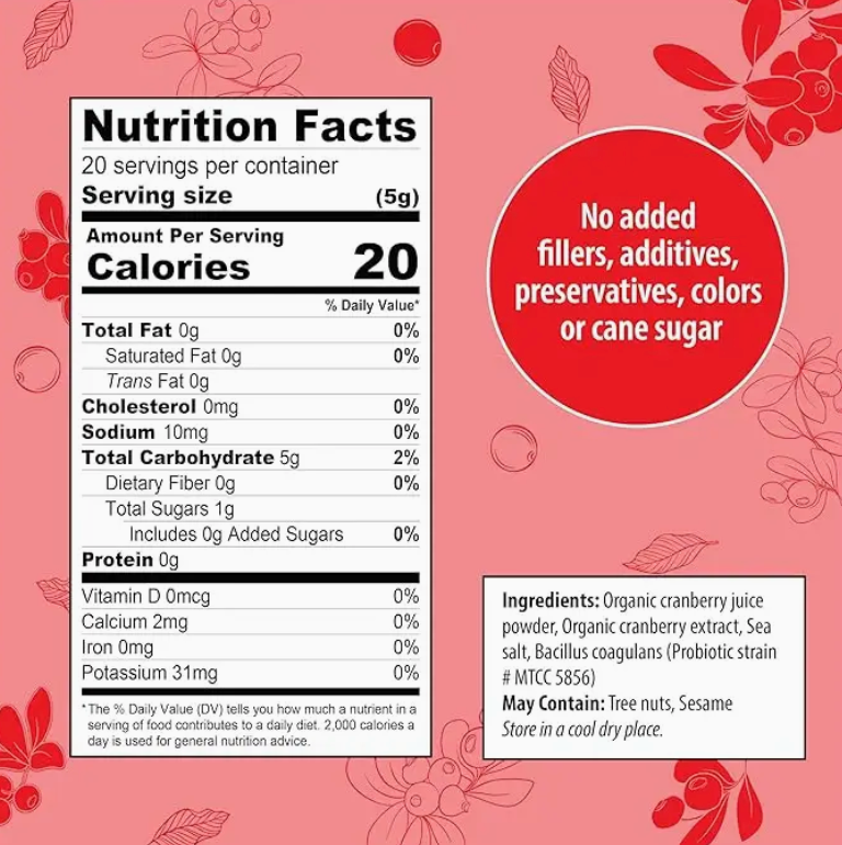 Daily Cranberry + with Probiotics
