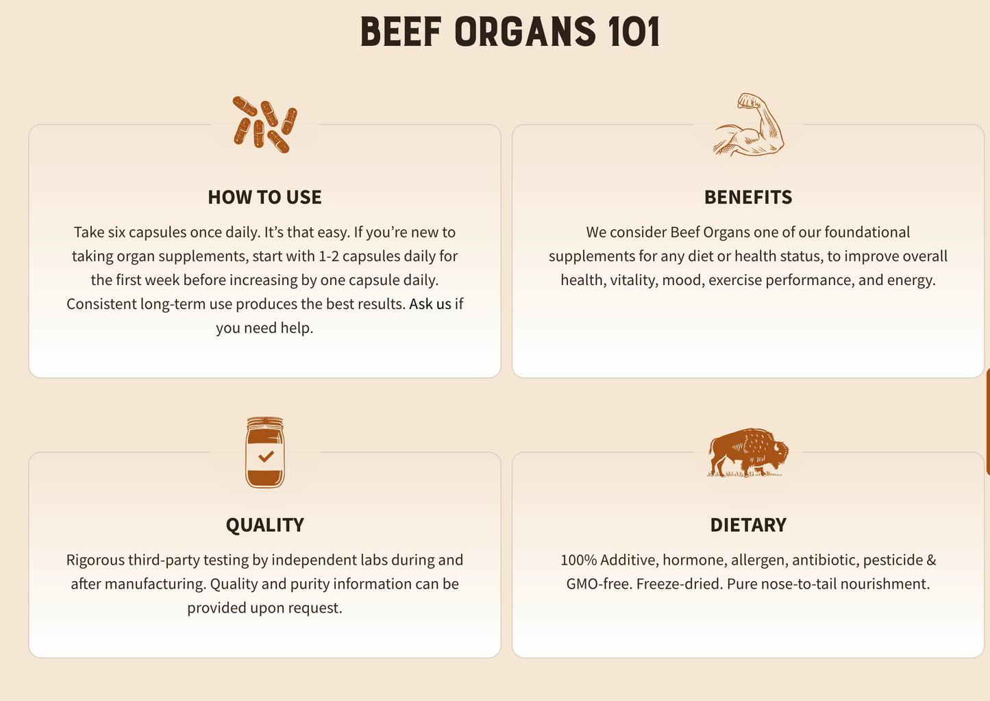 Beef Organs