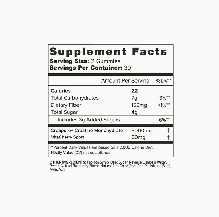 Creatine Cherry Chews