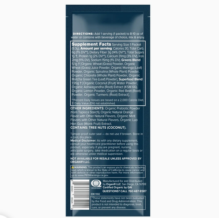 Superfoods that Supercharge Your Weight Loss - 15 Travel Packs Mint