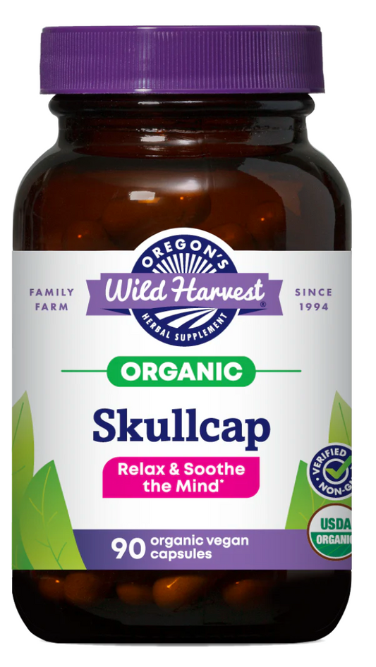 Skullcap Capsules - Relax and Soothe the Mind