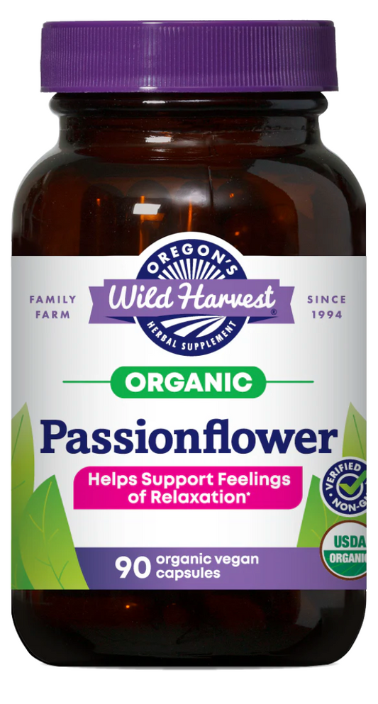 Passionflower Capsules - Sleep & Relaxation