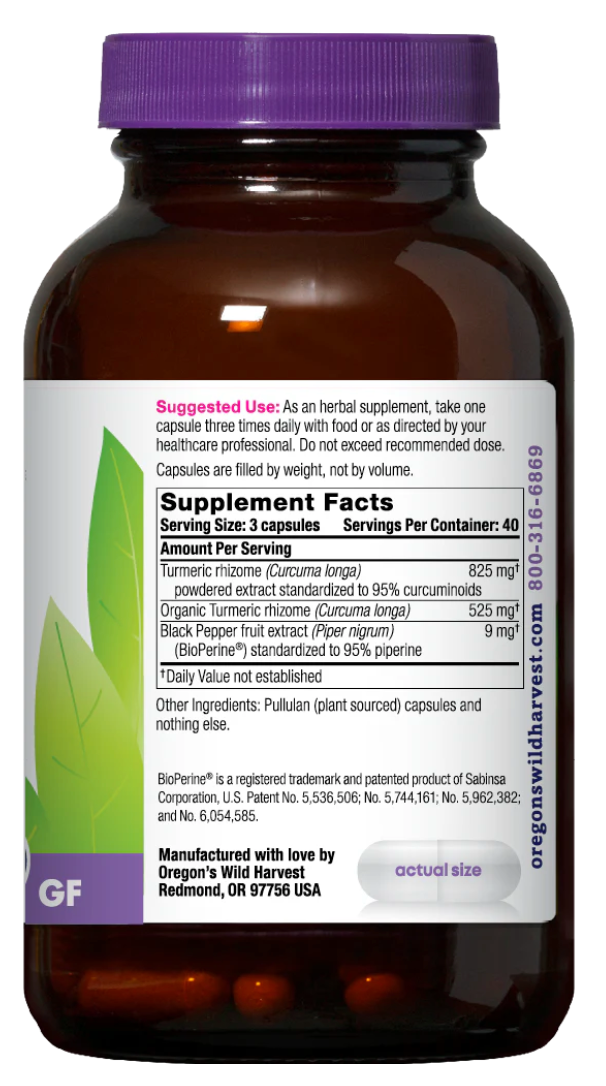 Turmeric - Organic - Capsules - Anti-Inflammatory