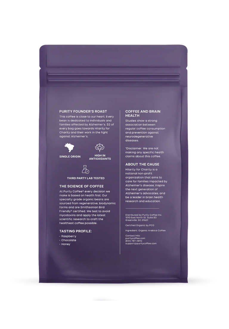 Founder's Roast Whole Bean Coffee: Alzheimer's Awareness 12oz