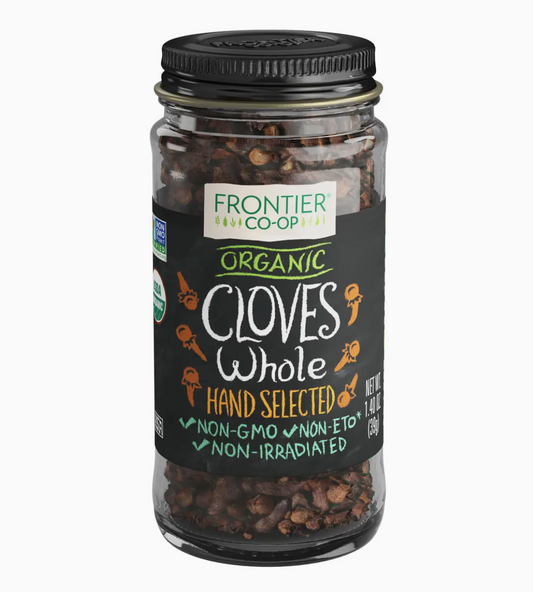 Whole Cloves, Organic, Kosher, Hand Selected, 1.4 oz