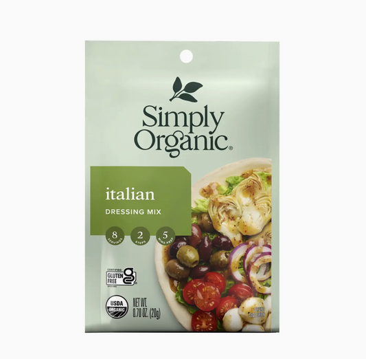 Italian Salad Dressing Mix, Certified Organic, Vegan, 0.7 oz