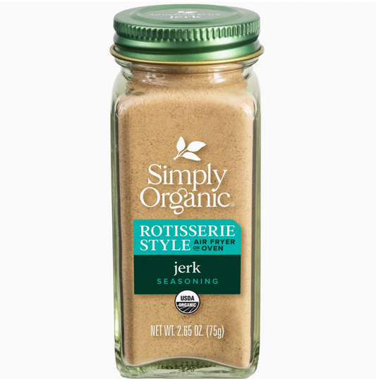 Jerk Rotisserie Style Seasoning, Certified Organic, 2.65 oz
