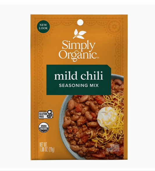 Mild Chili Seasoning Mix, Certified Organic, Kosher, 1 oz
