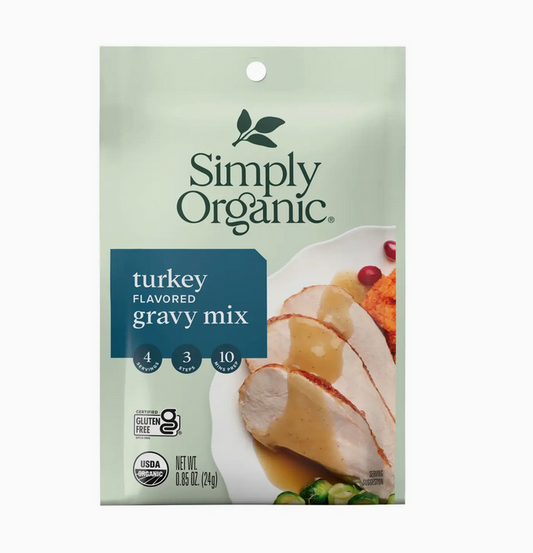 Turkey Flavored Gravy Mix, Certified Organic, 0.85 oz