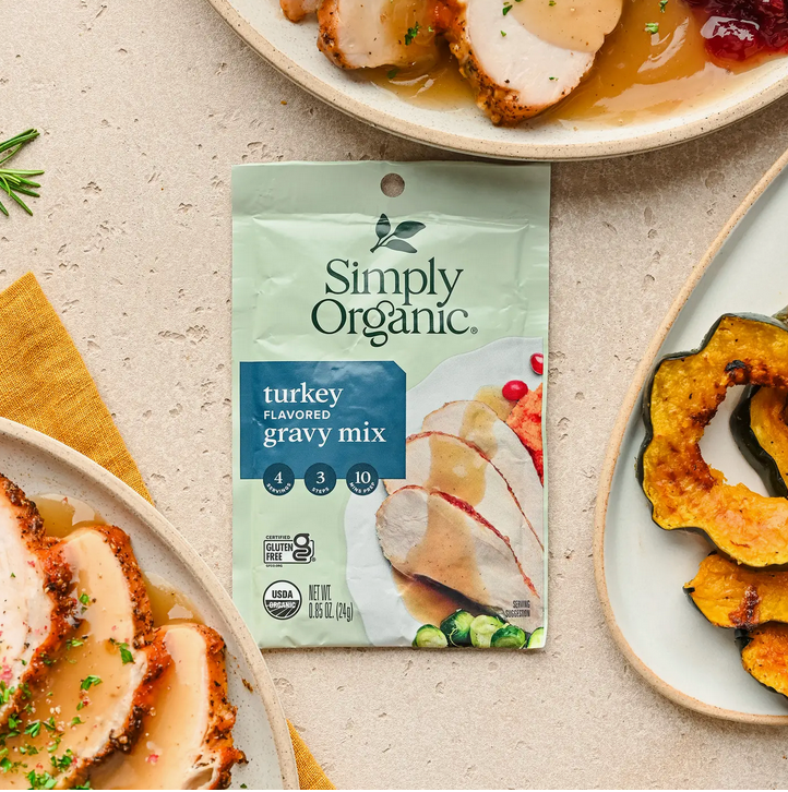 Turkey Flavored Gravy Mix, Certified Organic, 0.85 oz