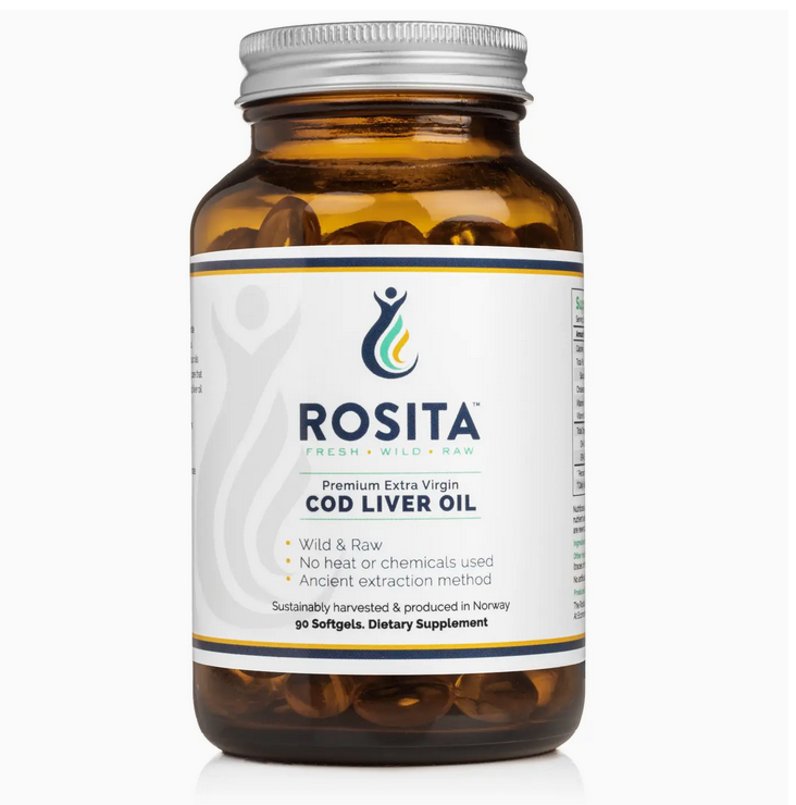 Rosita Extra Virgin Cod Liver Oil Softgels