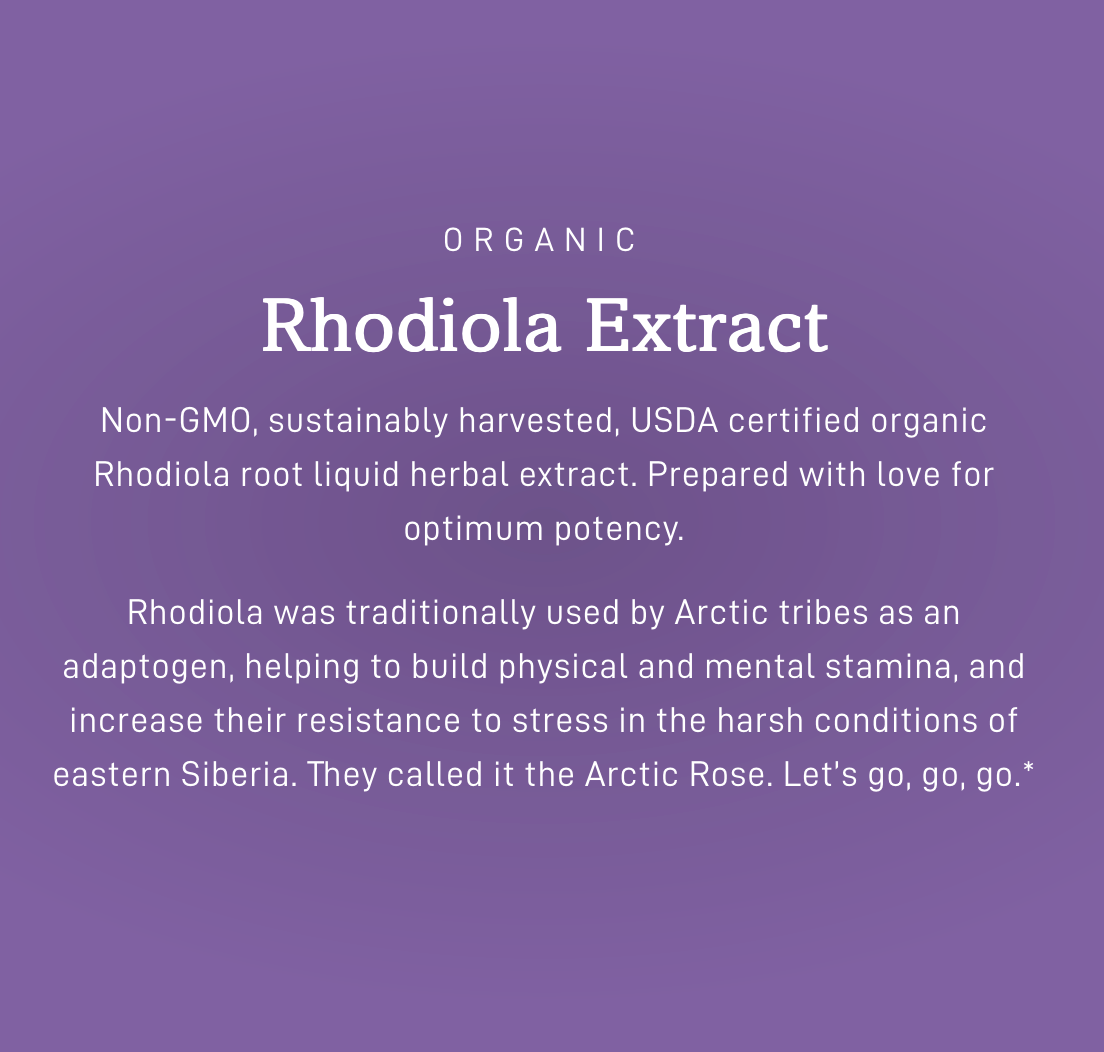 Rhodiola, Organic Extract