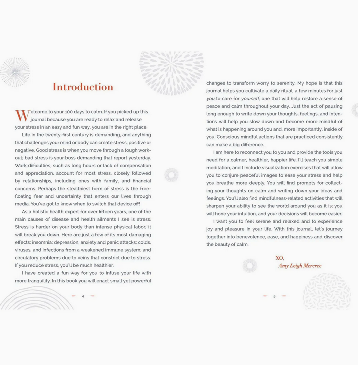 100 Days To Calm: A Journal For Finding Everday Tranquility