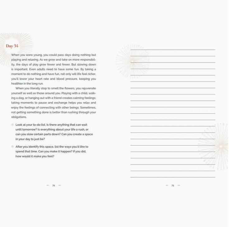 100 Days To Calm: A Journal For Finding Everday Tranquility