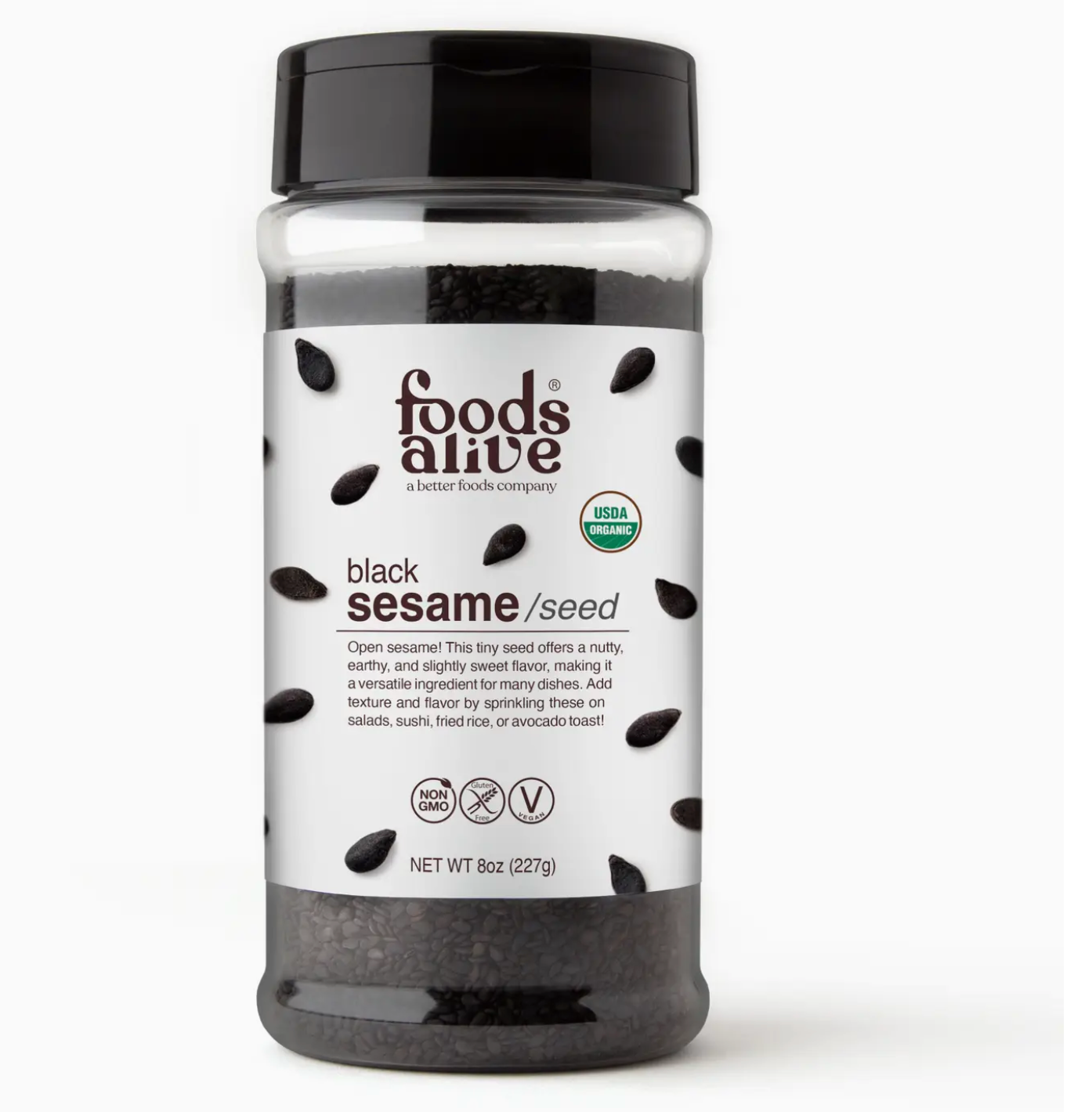 Black Sesame Seeds Shaker - Organic
