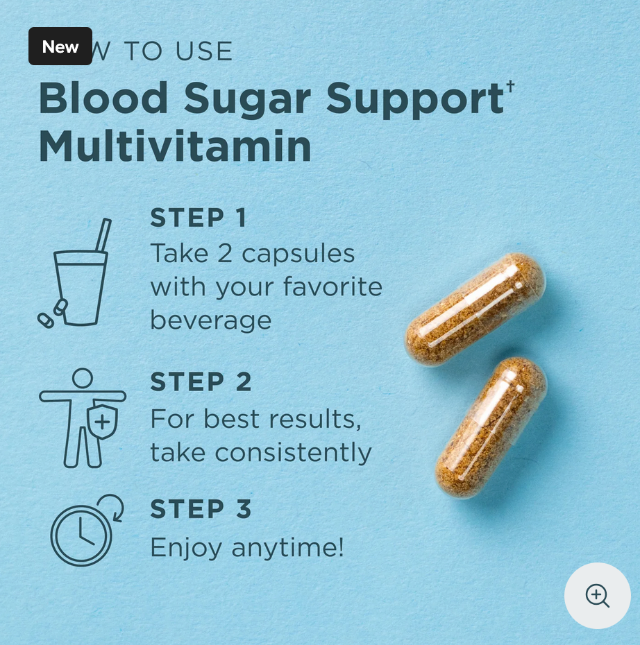 Blood Sugar Multivitamin 60 Capsules