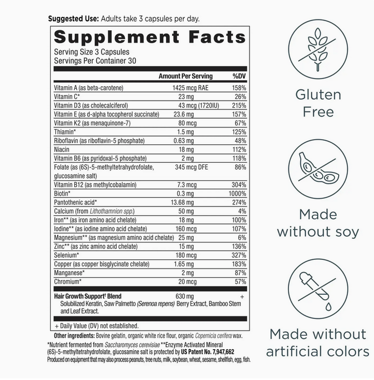 Hair Growth Multivitamin