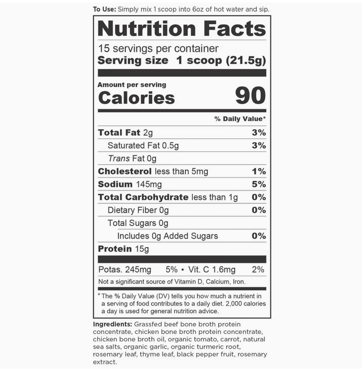 Chicken Soup 15 Serving