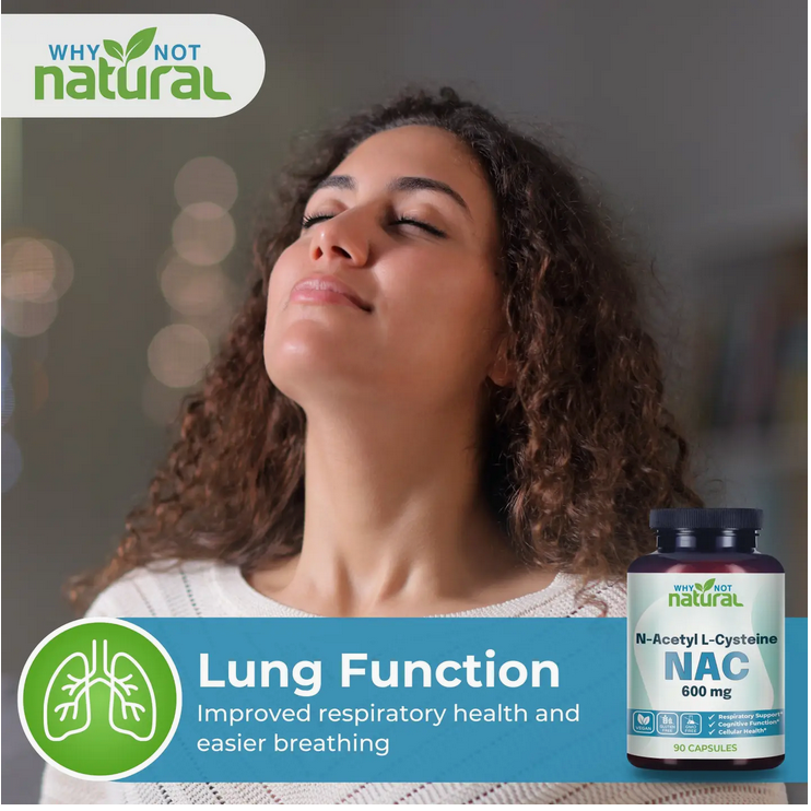 NAC 600 Mg, N-Acetyl Cysteine Capsules