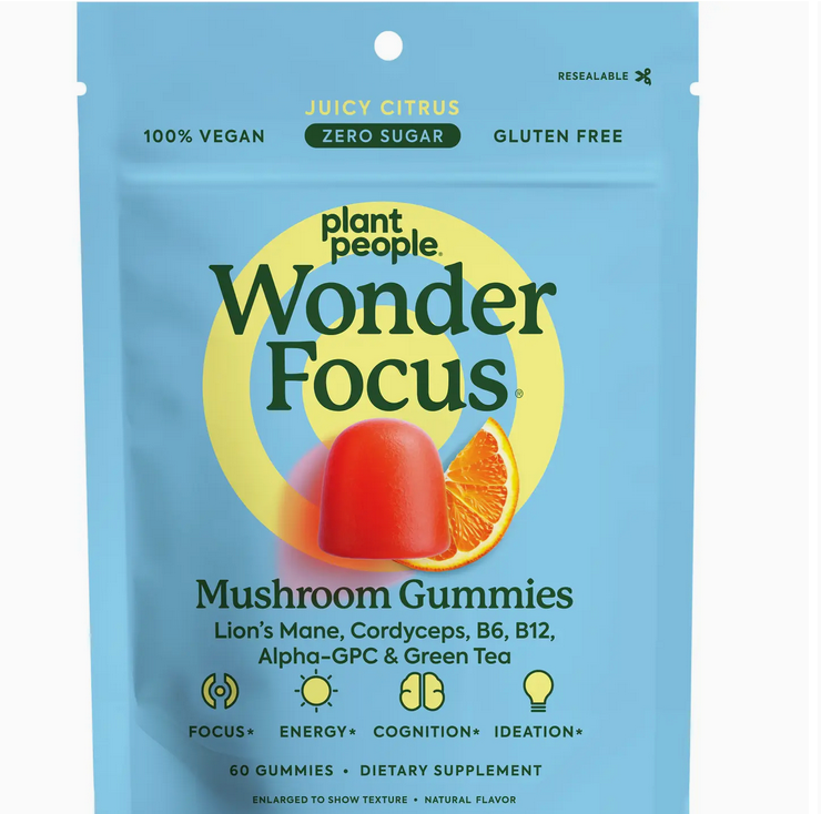 Focus Wonderfocus Mushroom Gummies - Grab-N-Go Size