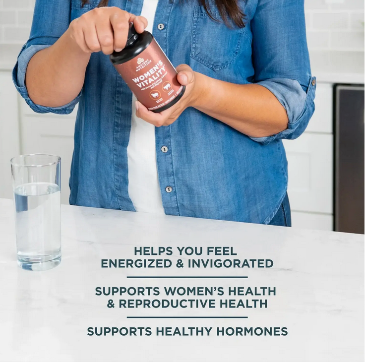 Women's Vitality with Grass-Fed Liver, Adrenal and Thyroid
