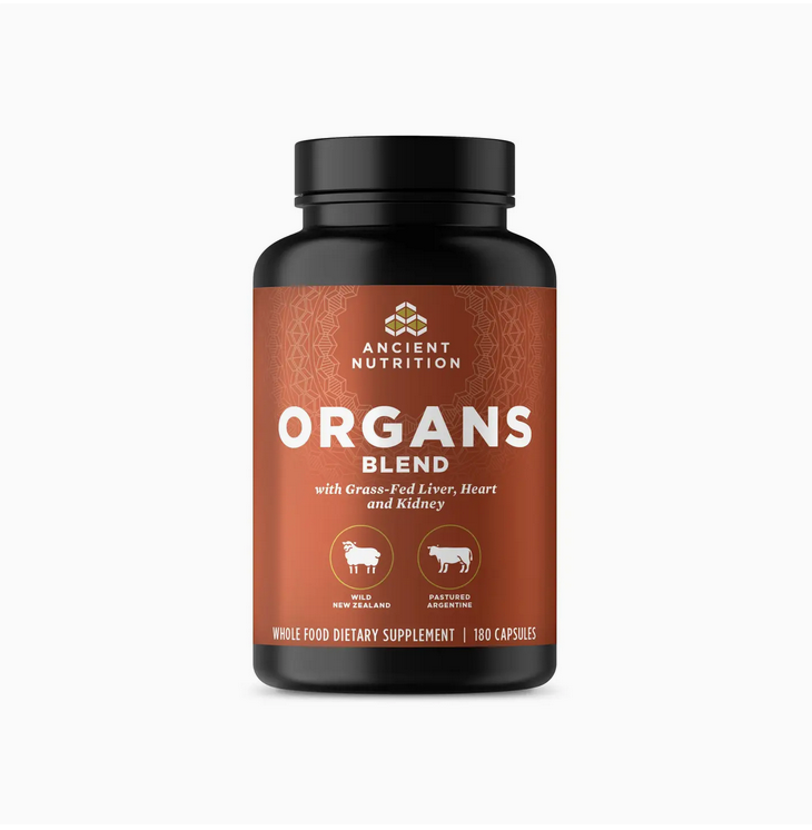 Organs Blend with Grass-Fed Liver, Heart and Kidney - Ancient Glandulars