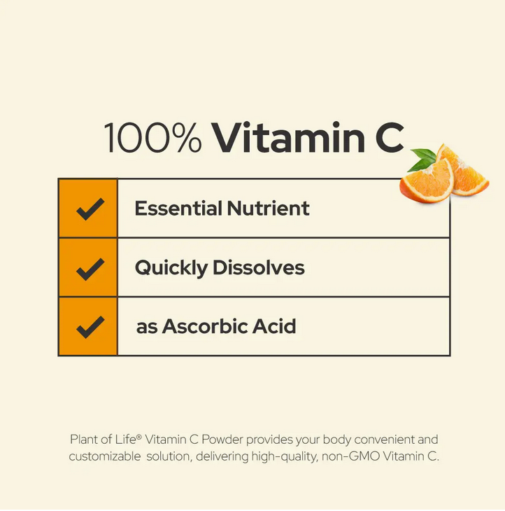 Pure Ascorbic Acid | Vitamin C | 100% Pure Powder 454g