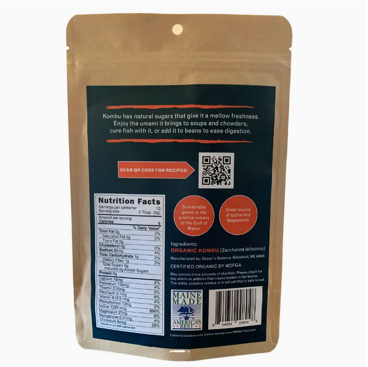 Organic Whole Leaf Kombu