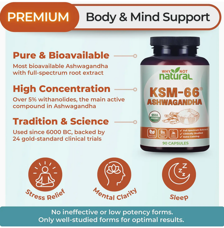 Organic Ashwagandha KSM 66