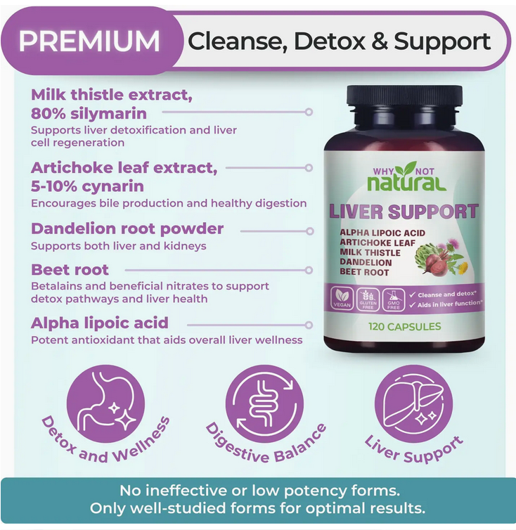 Liver Support 5 in 1 Liver Health Formula